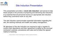 Site Induction Presentation - OIT/Cinterfor