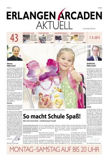 Nicht verpassen: Morgen ist Meldeschluss! - Erlangen Arcaden
