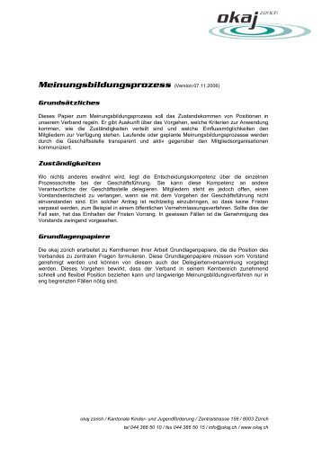 Meinungsbildungsprozess (Version 07.11.2006) - okaj