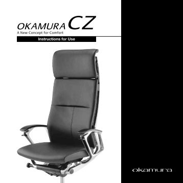 Okamura CZ Instructions for Use (PDF 1.5MB) - Okamura Corporation