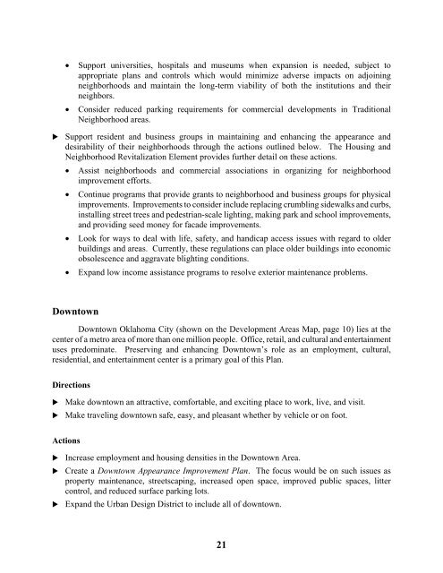 OKC Plan, 2000-2020 - City of Oklahoma City