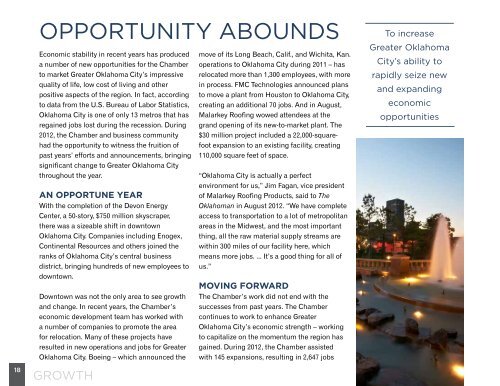 ANNUAL REPORT - Greater Oklahoma City Chamber