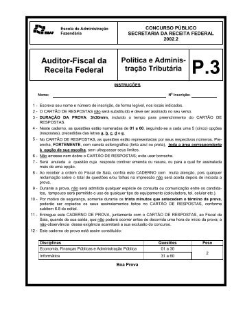 Auditor-Fiscal da Receita Federal - Concursos PÃºblicos
