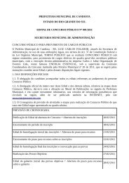 prefeitura municipal de candiota estado do rio grande do sul edital ...