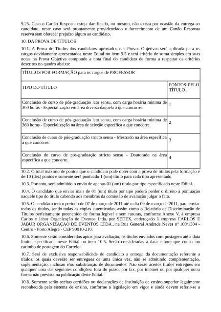 prefeitura municipal de candiota estado do rio grande do sul edital ...