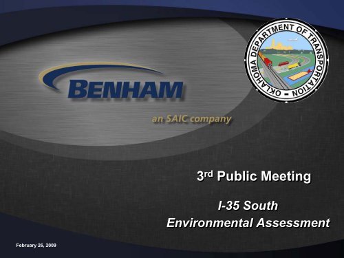 I35 South Environmental Assessment - Oklahoma Department of ...