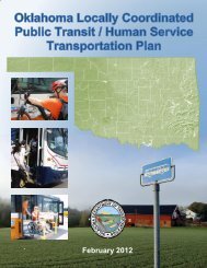 JARC Coordination Plan - Oklahoma Department of Transportation