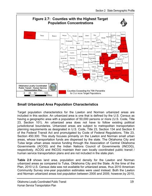 JARC Coordination Plan - Oklahoma Department of Transportation