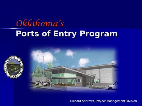 Oklahoma's Ports of Entry Program - Oklahoma Department of ...