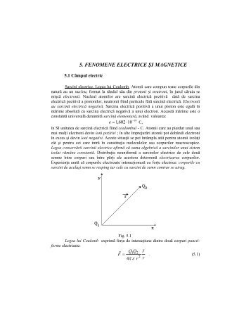 5. FENOMENE ELECTRICE ŞI MAGNETICE