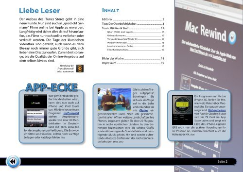 Mac Rewind - Issue 16/2009 (167) - MacTechNews.de - Mac Rewind