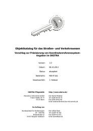 N0147 - OKSTRA - Objektkatalog fÃ¼r das StraÃen