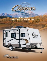 Clipper Ultra Light Conventional Travel Trailer - Coachmen RV