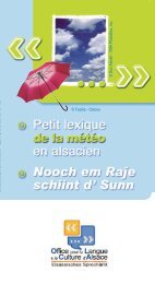 TÃ©lÃ©charger le lexique de la mÃ©tÃ©o en alsacien (PDF, 380 Ko) - OLCA