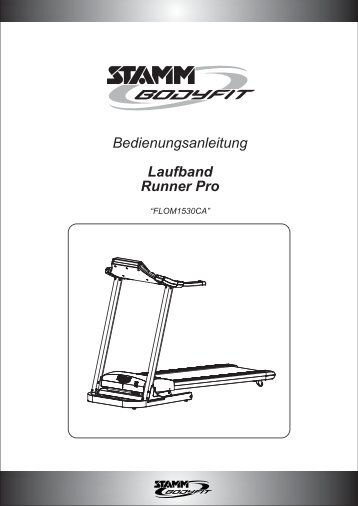 Bedienungsanleitung Laufband Runner Pro