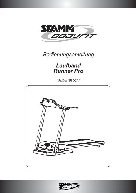 Bedienungsanleitung Laufband Runner Pro