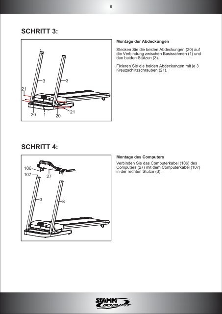 Bedienungsanleitung Laufband Runner Pro