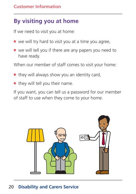 Customer Information leaflet - Disability and Carers Service - Gov.uk