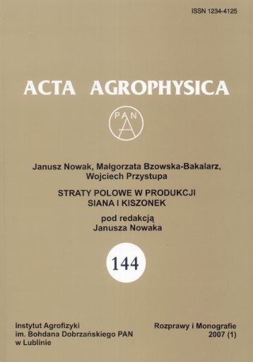 StronaRedakcyjna 2\374 - Acta Agrophysica