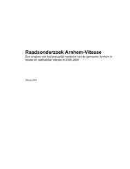 Raadsonderzoek Arnhem-Vitesse - Gemeente Arnhem