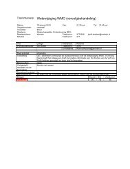 Wetswijziging WMO - Gemeente Arnhem