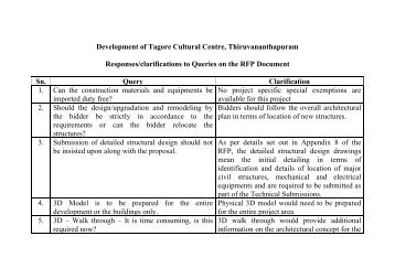 Development of Tagore Cultural Centre ... - Old.kerala.gov.in