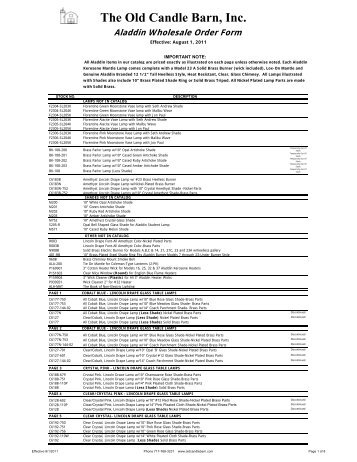 wholesale order form