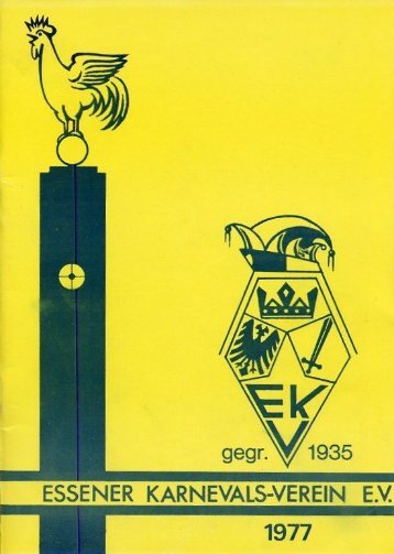 EKV-Festschrift 1977 - Essener Karnevals-Verein