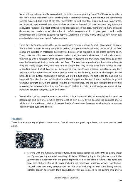 Orchid Growing Substrates