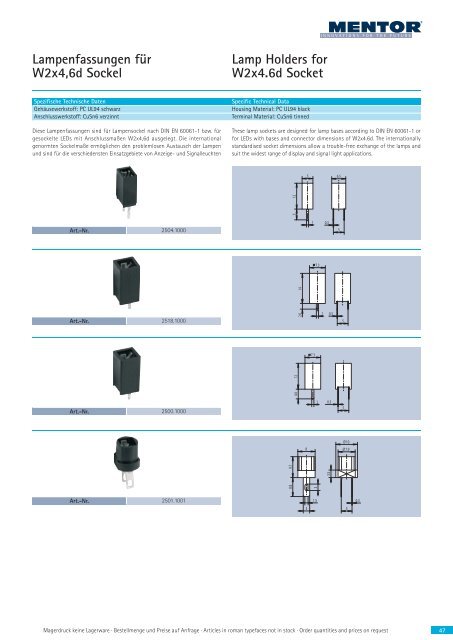 Download PDF - MENTOR Gmbh & Co, Präzisions-Bauteile