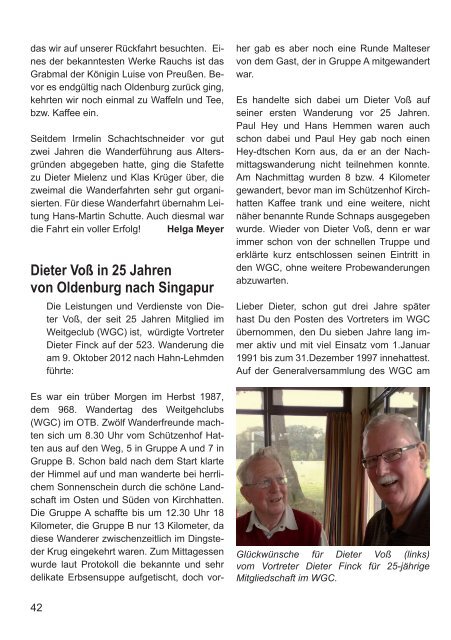 OTB-Mitteilungen 4/2012 - Oldenburger Turnerbund