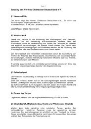 Download der Satzung als pdf - Oldieboote.de