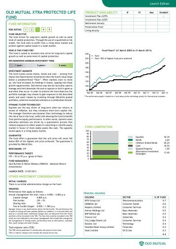 OLD MUTUAL XTRA PROTECTED LIFE FUND