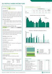 OLD MUTUAL NAMIBIA INCOME FUND