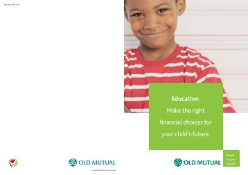 0107 OM Education Brochure - Old Mutual
