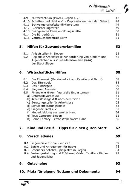 7. Kind und Beruf – Tipps für einen guten Start - Siegener Bündnis ...