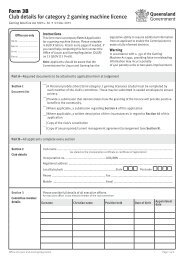 Form 3B - Club details for a category 2 gaming machine licence