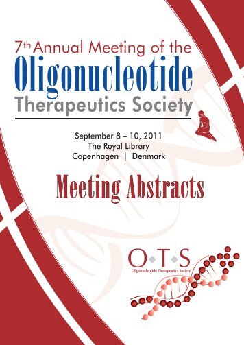 Abstracts from the meeting - Oligonucleotide Therapeutics Society