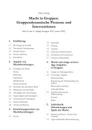 Macht in Gruppen. Gruppendynamische Prozesse ... - Dr. Oliver KÃ¶nig