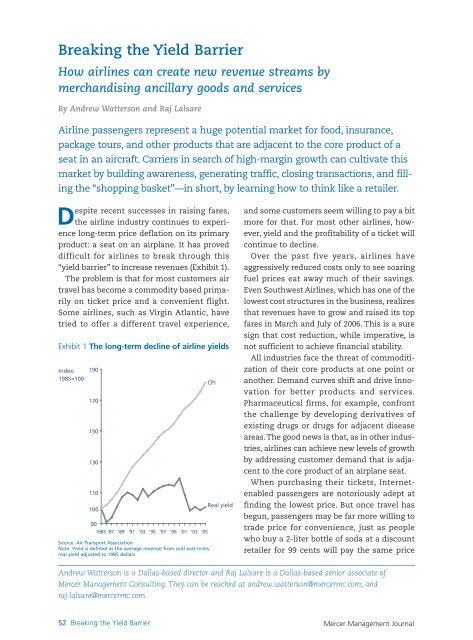 This piece was published before the May 2007 ... - Oliver Wyman