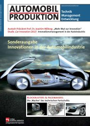 automobil-produktion sonderausgabe innovation - car innovation