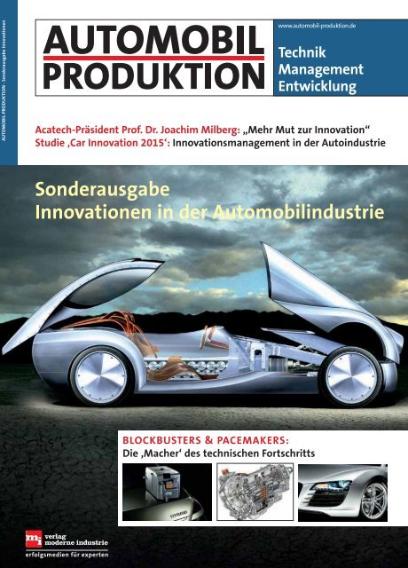 automobil-produktion sonderausgabe innovation - car innovation