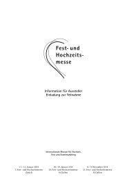Aussteller-Prospekt (PDF, 1.1MB) - Olma Messen St.Gallen