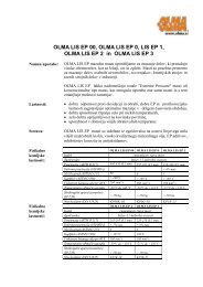 Olma LIS EP 00, Olma LIS EP 0, Olma LIS EP 1