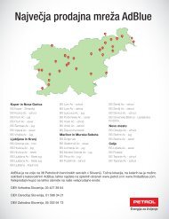 NajveÄja prodajna mreÅ¾a AdBlue - Olma, d.d.
