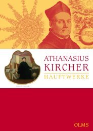 Athanasius Kircher: Hauptwerke - Olms