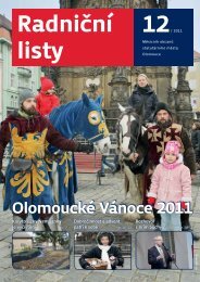 OlomouckÃ© VÃ¡noce 2011 - StatutÃ¡rnÃ­ mÄsto Olomouc