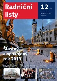 Å Å¥astnÃ½ a spokojenÃ½ rok 2013 - StatutÃ¡rnÃ­ mÄsto Olomouc