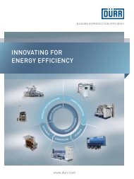 InnovatIng for energy effIcIency - DÃ¼rr Cyplan