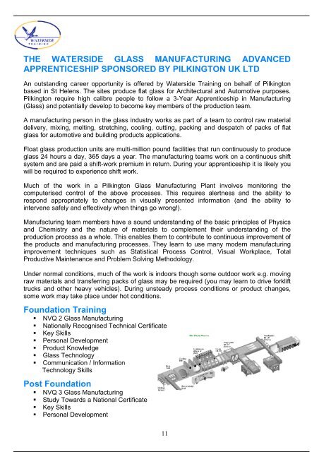 why an advanced apprenticeship with waterside training